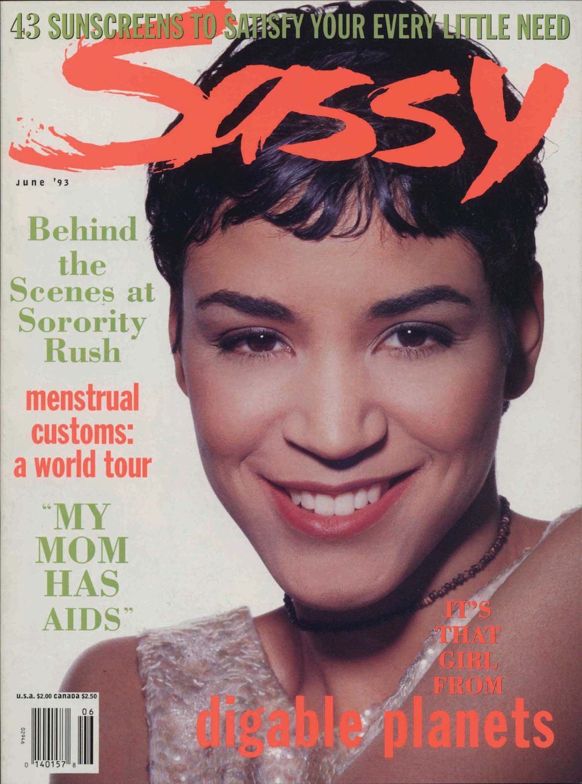 Sassy Magazine cover June 1993