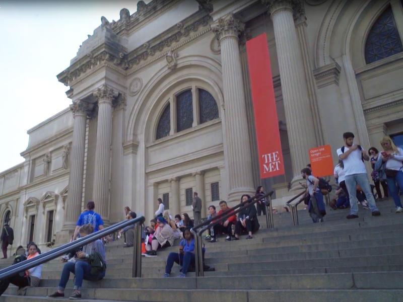 exterior of the Metropolitan Museum of Art in NYC