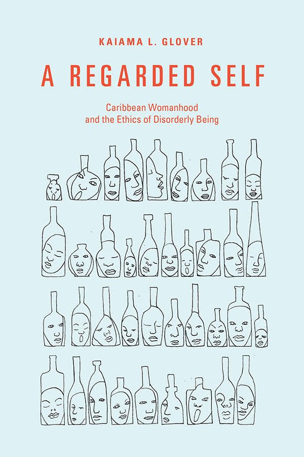A light blue book cover featuring line drawings of vases with human faces drawn on them.