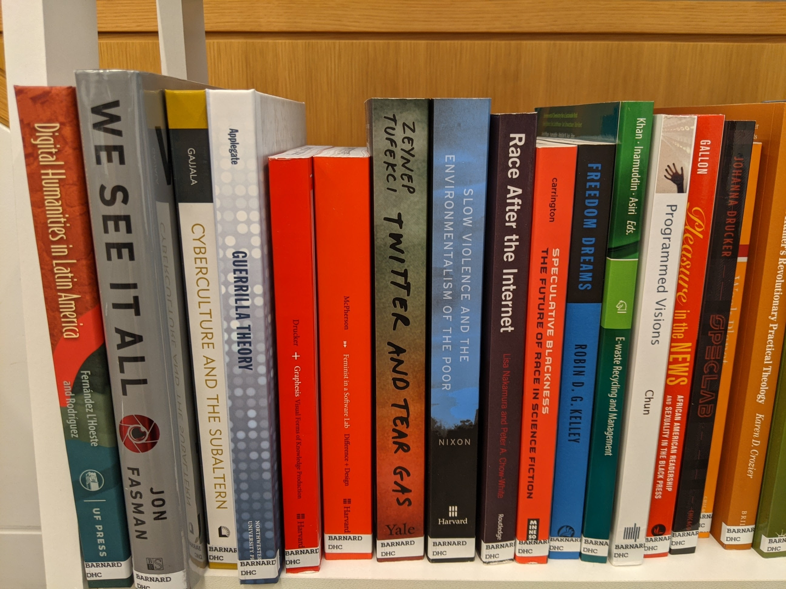 Books in the DHC collection