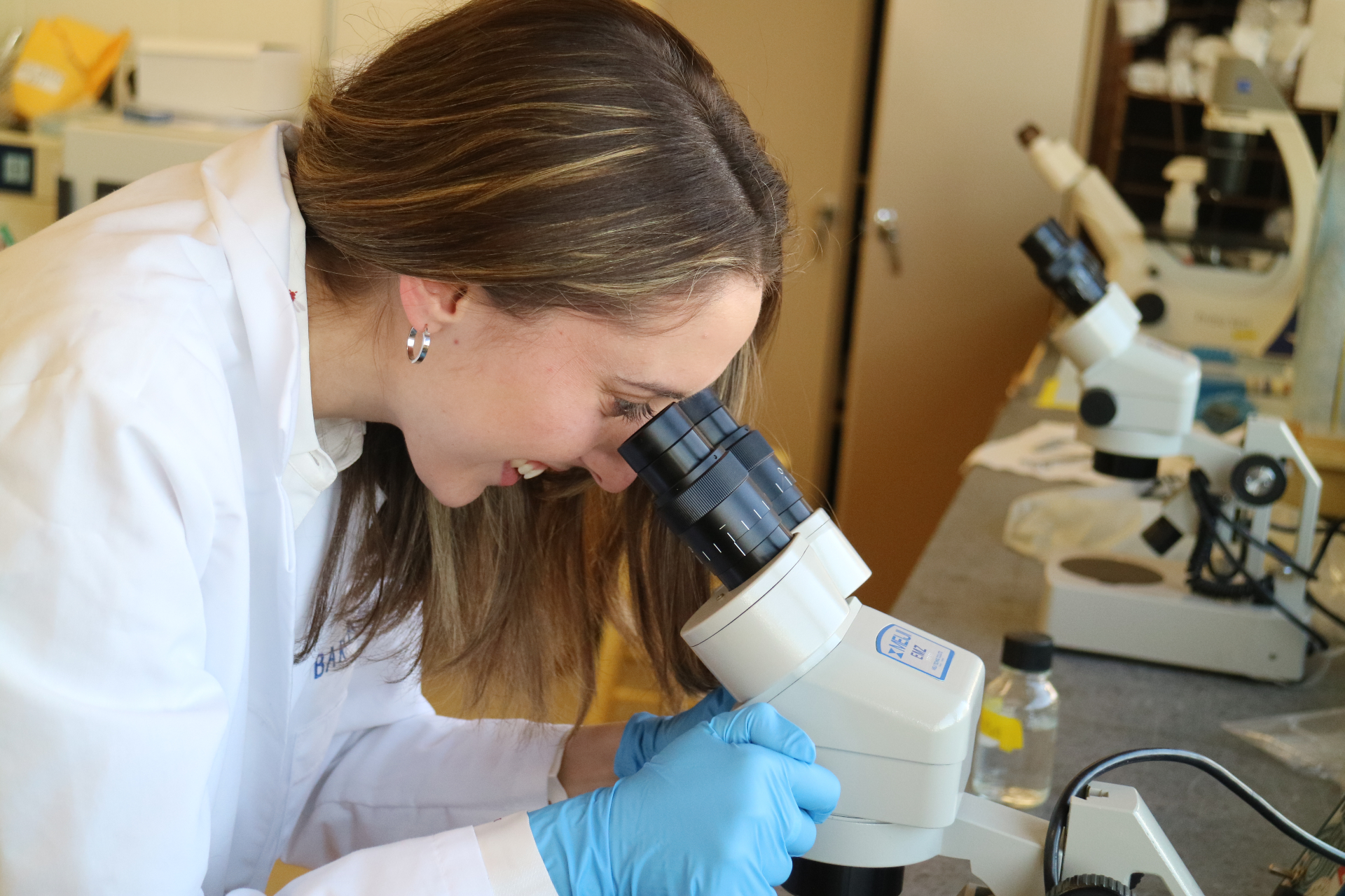 Eliana Elikan, Snow Lab Research assistant in the lab