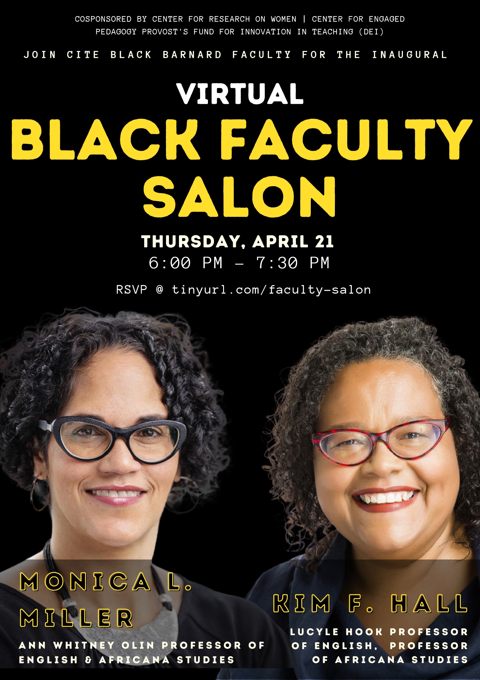 Cite Black Barnard Faculty poster