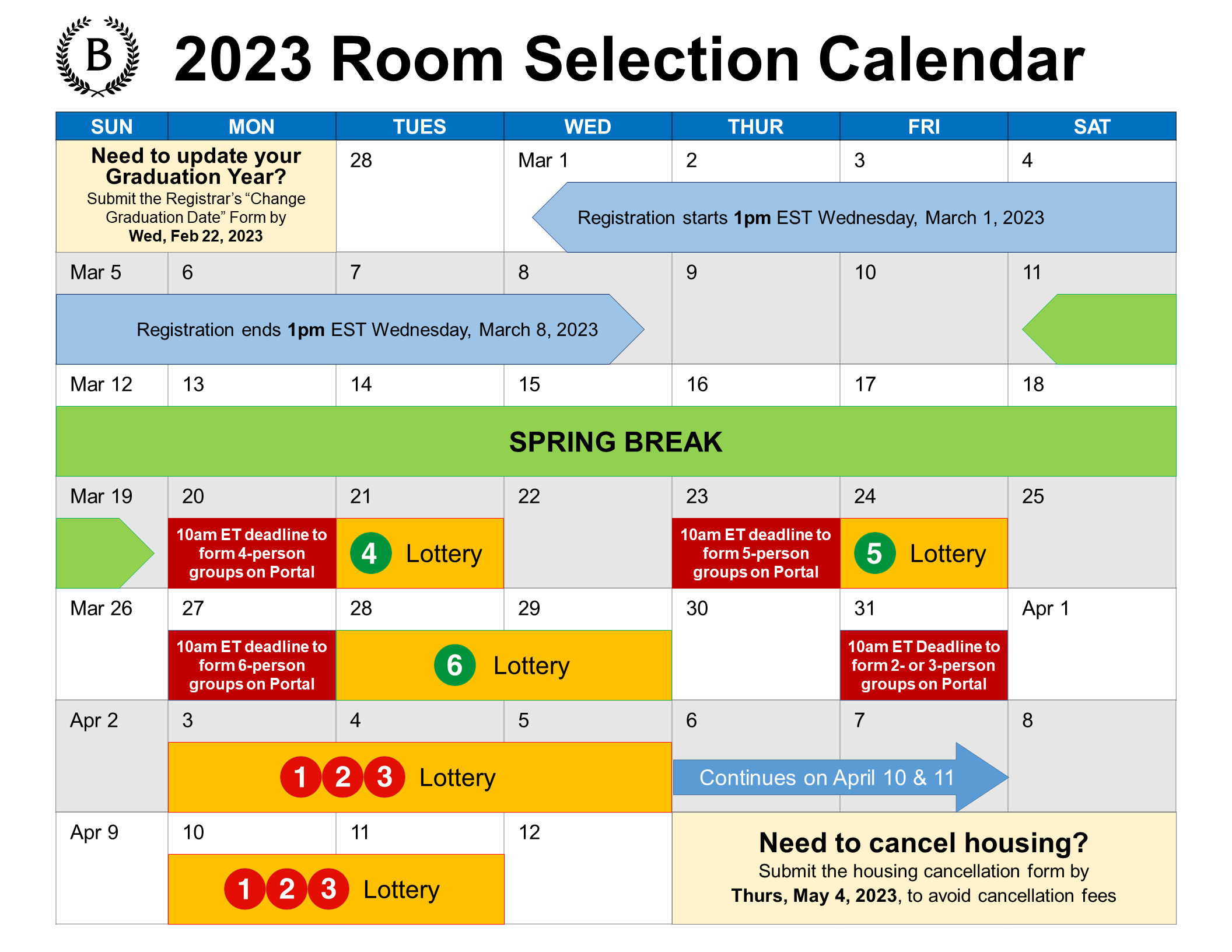 Barnard 2023 2024 Calendar Printable Calendar