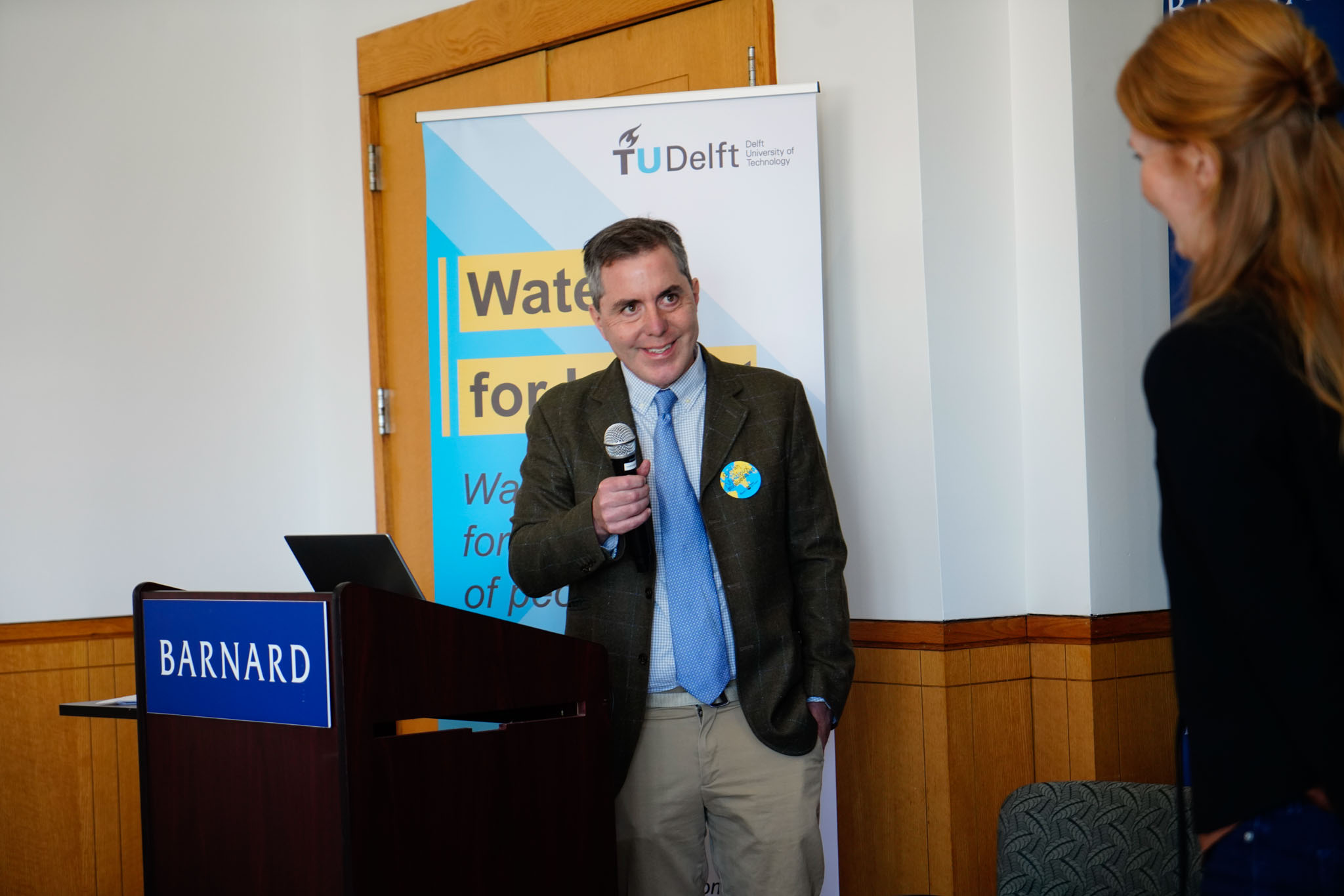  Professor Brian Mailloux speaking at World Water Day