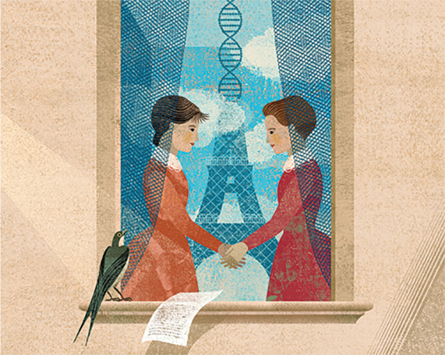 Women in Science Illustration