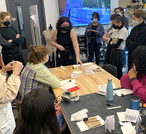 teaching book binding