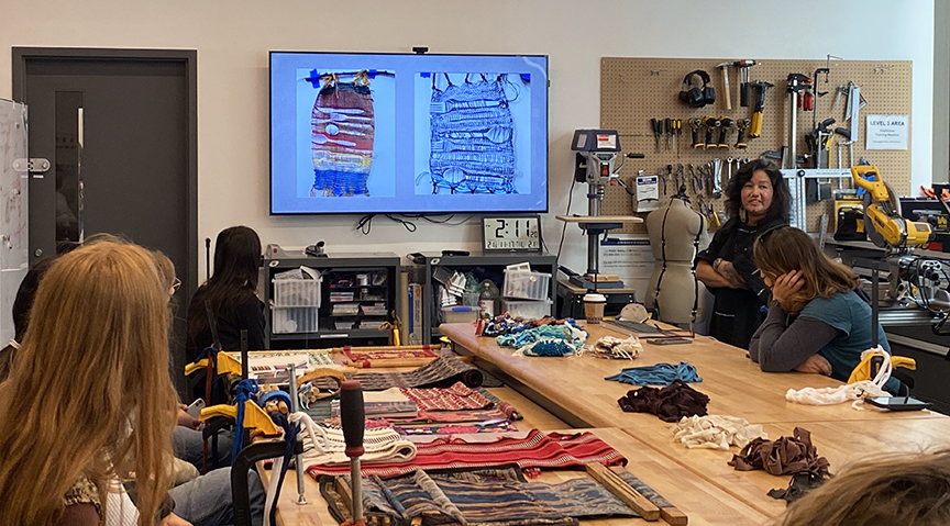 cynthia alberto leading weaving talk