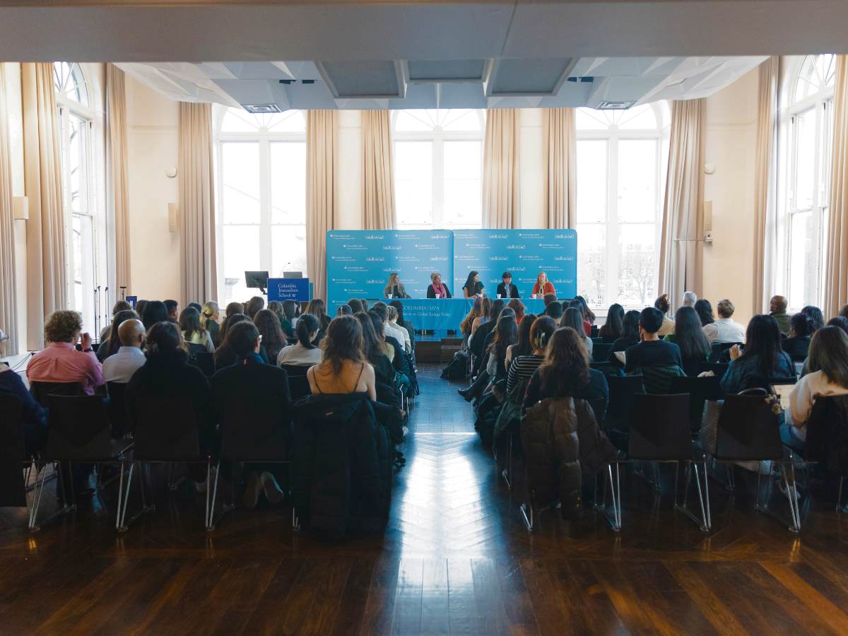 Image description: A panel at a CGEP event]