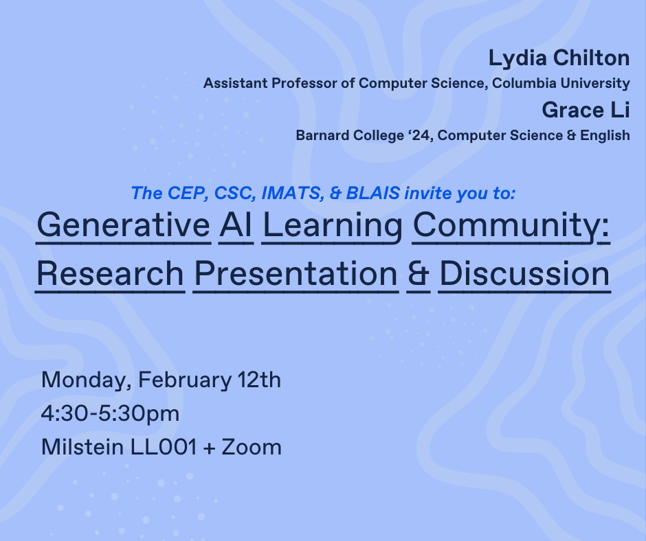 Generative AI Learning Community: Research Presentation & Discussion ...