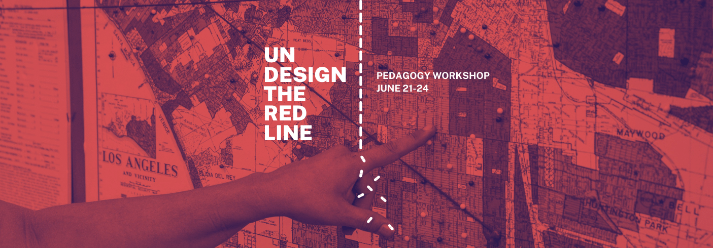 Undesign the Redline header, with a hand pointing to a layered map.
