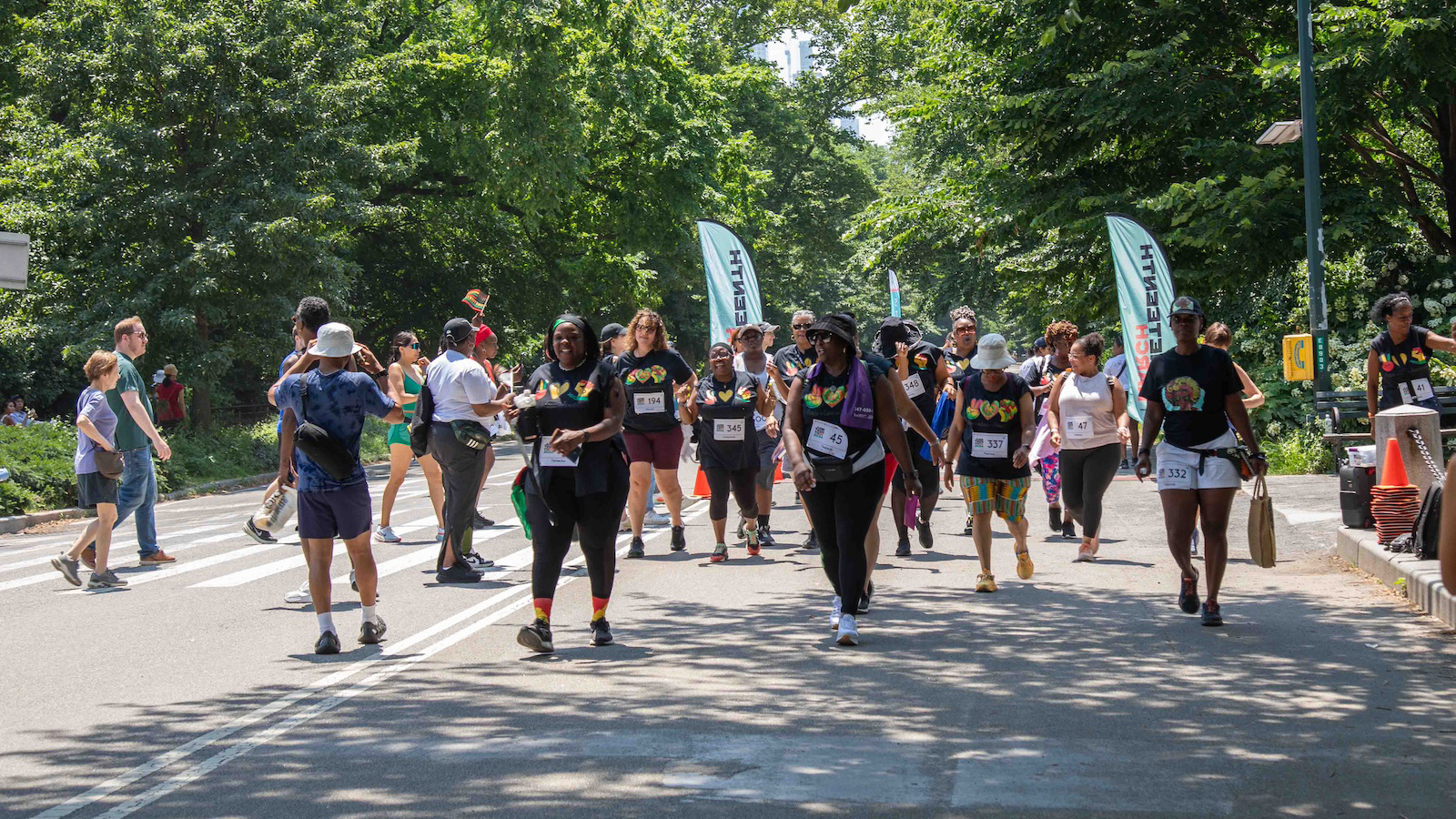 Juneteenth-race-walk-crawl-2024 in Central Park