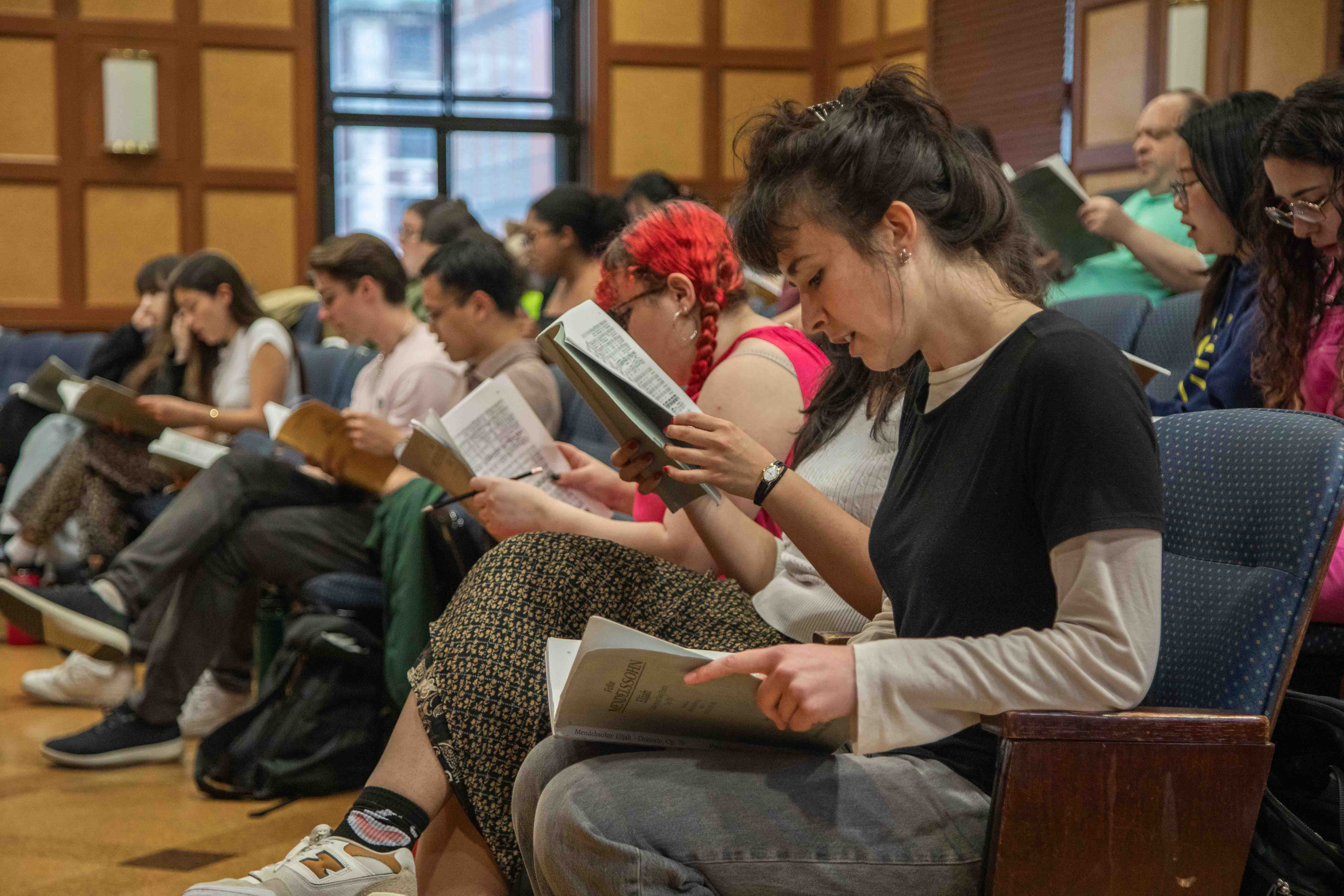 Students in a classroom