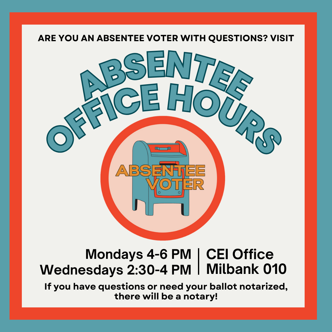 Absentee Ballot Office Hours | Barnard College