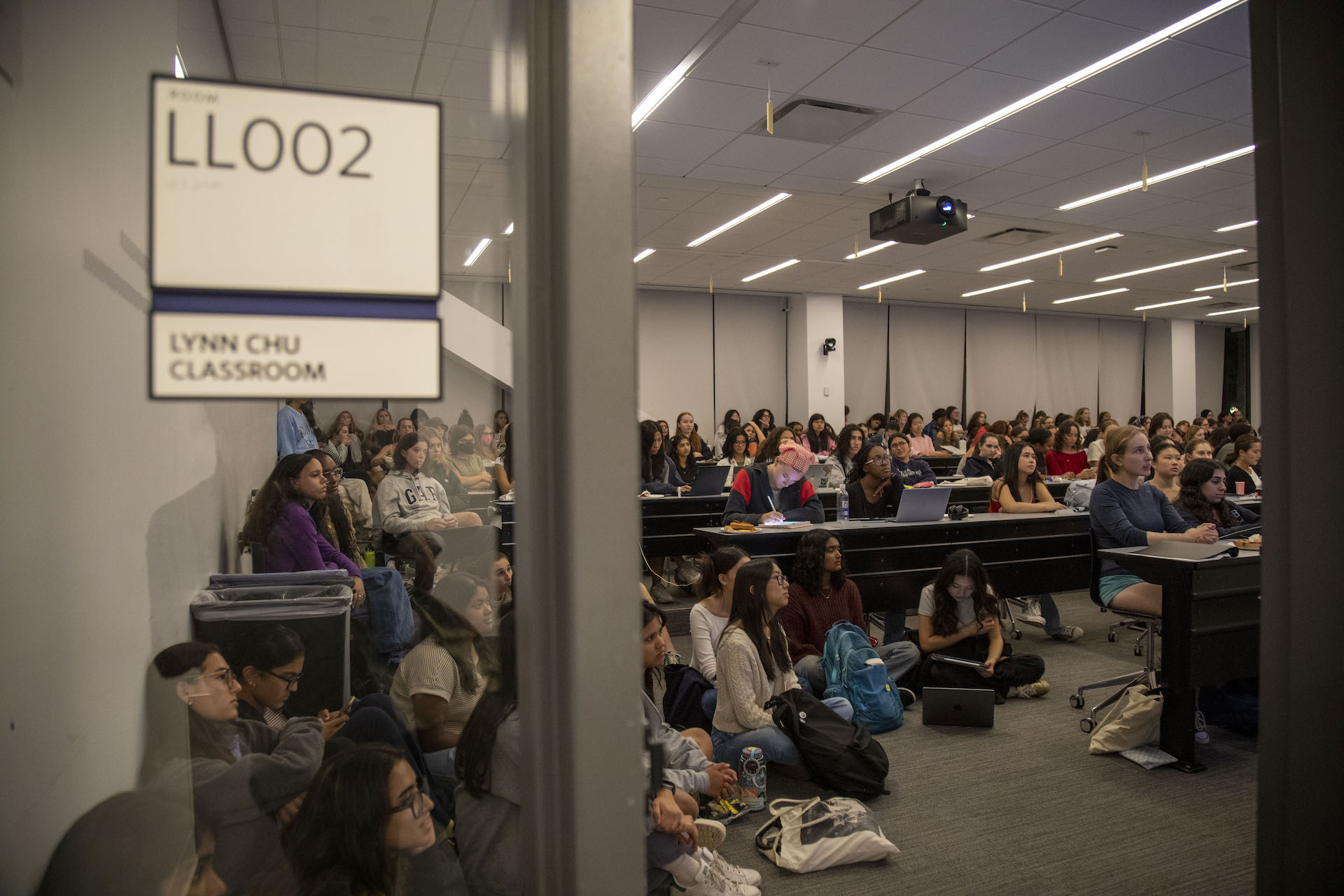 Barnard Votes Lynn Chu classroom