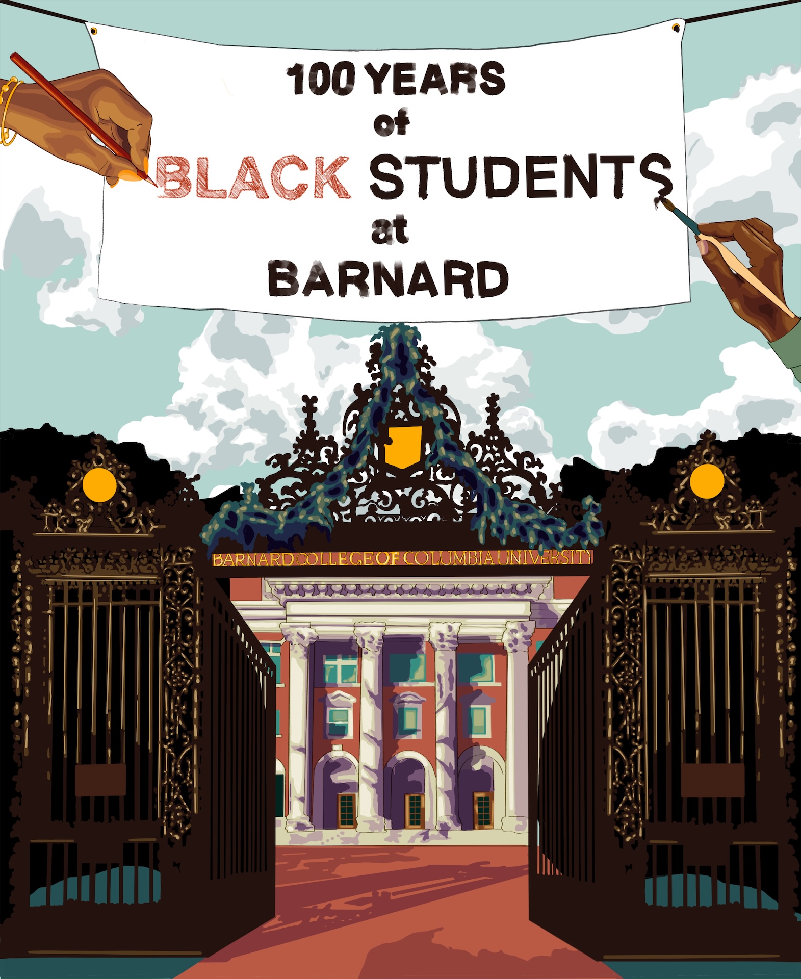 100 years of Black students poster UNCUT