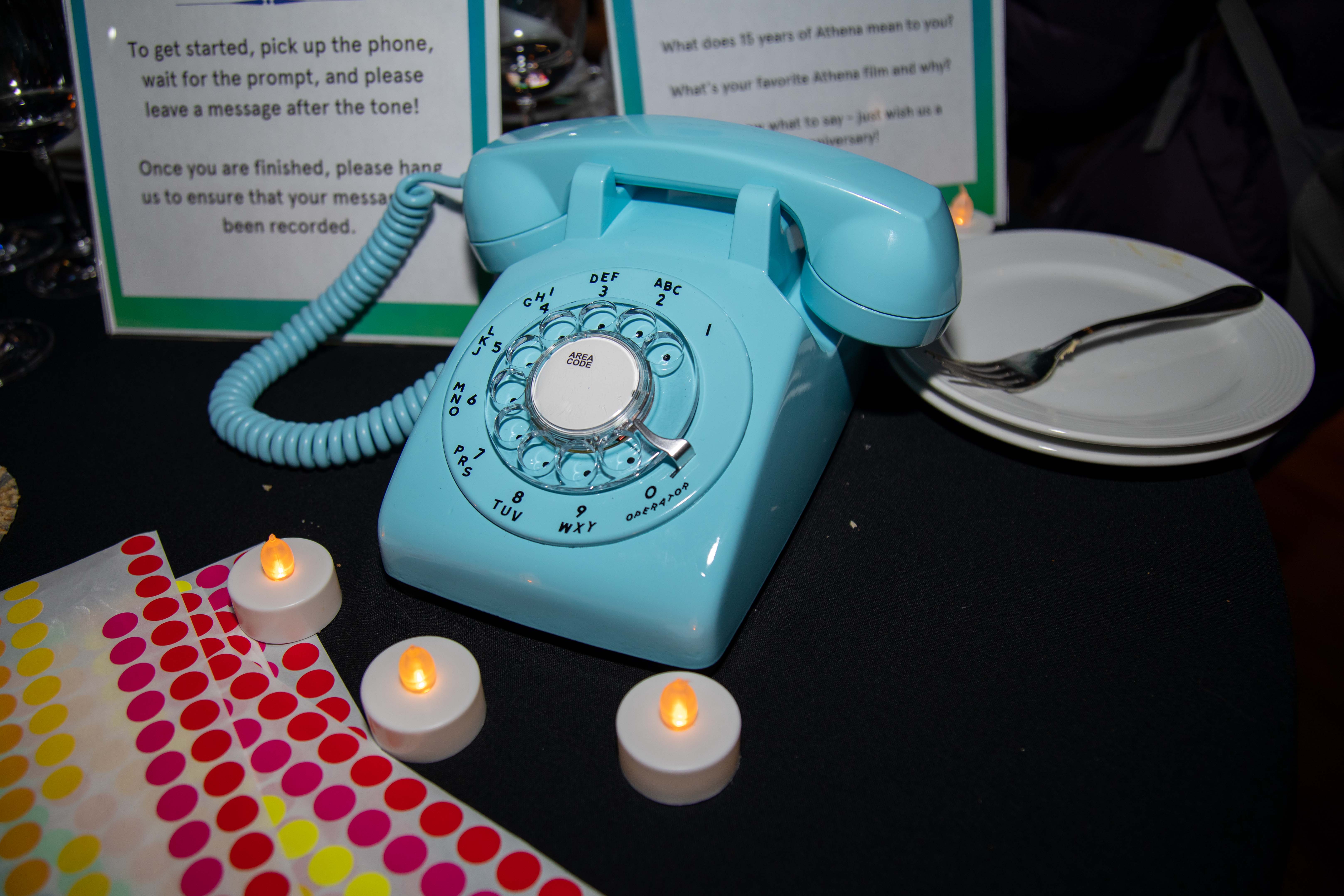 Athena Film Festival blue phone