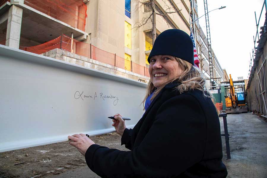 Rosenbury signs i beam