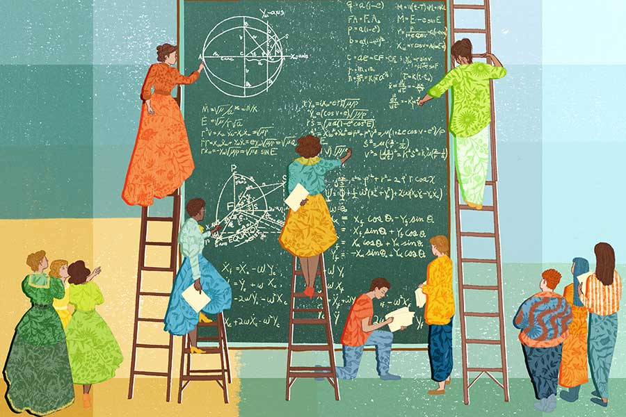 Women in Math Illo