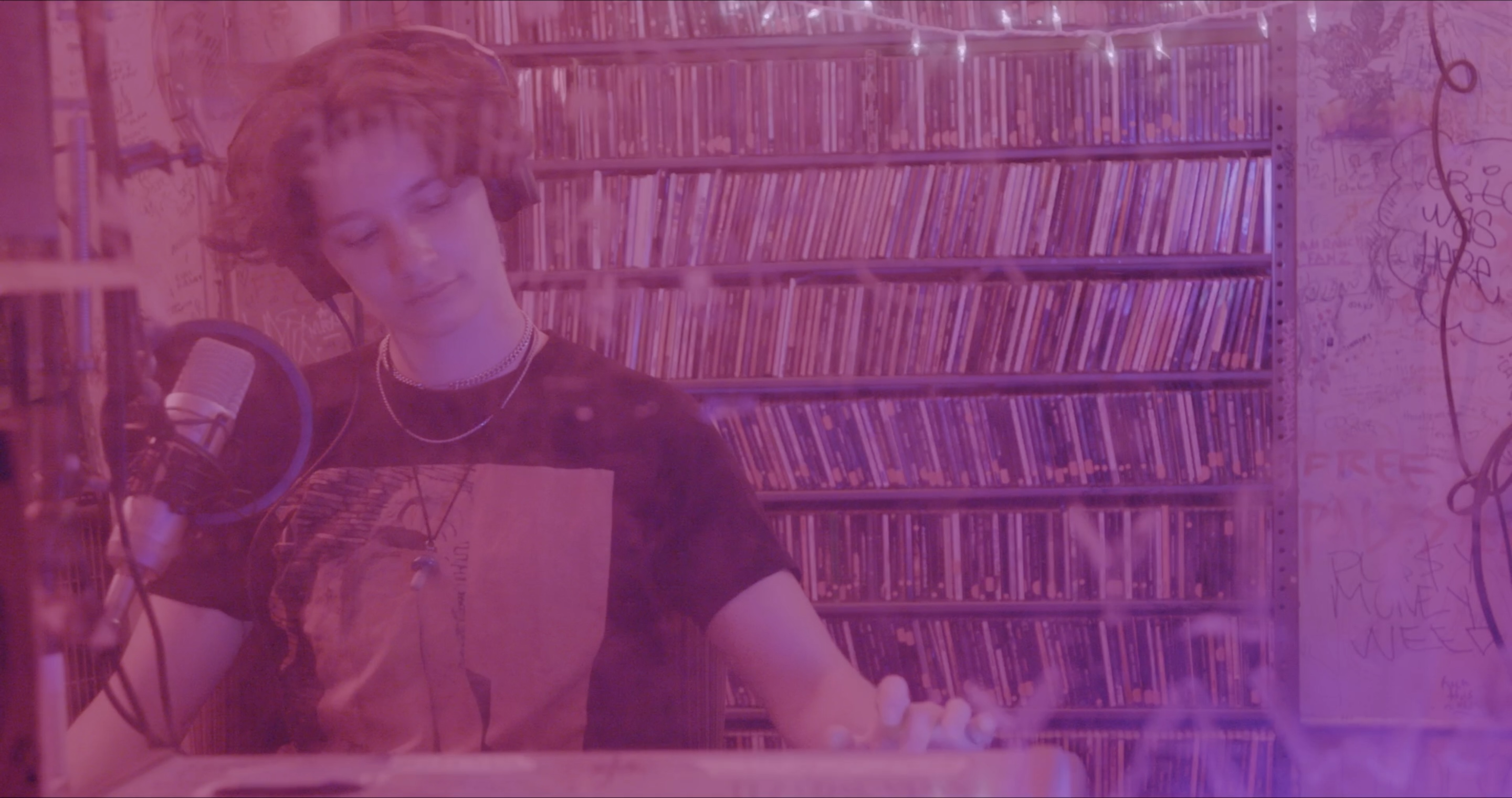 Still from the 2025 short film The Cowboy Broadcast