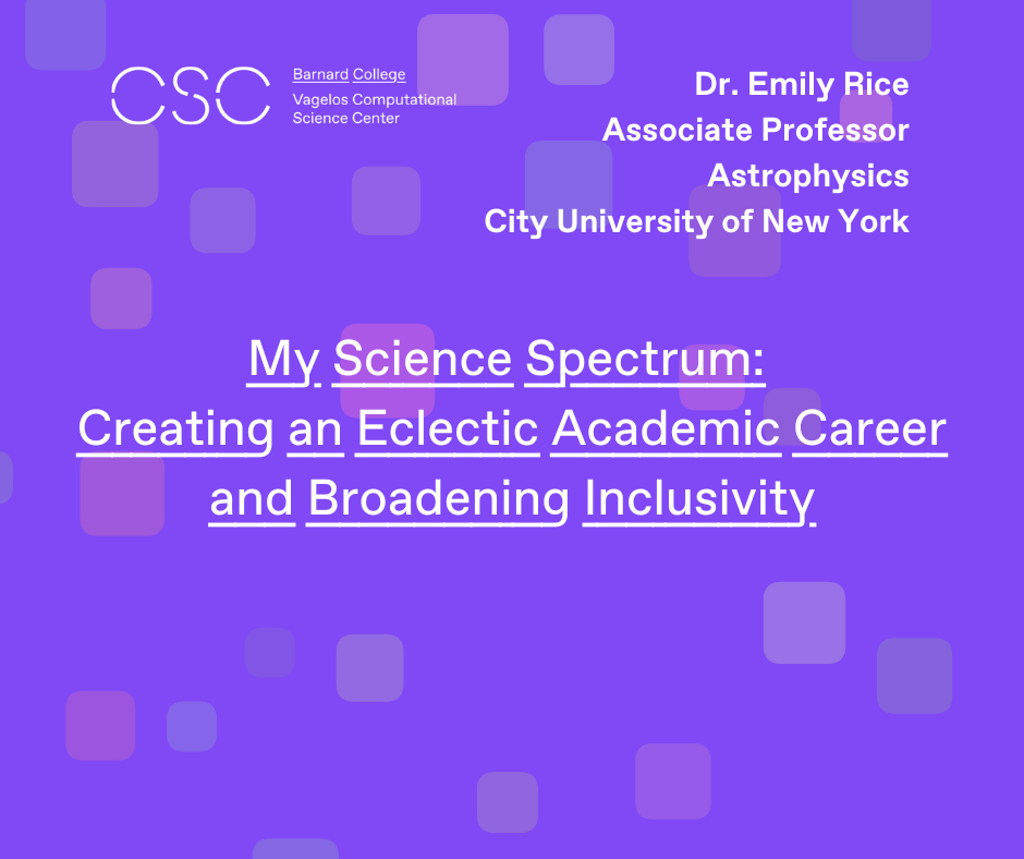 Poster of CSC Workshop: My Science Spectrum