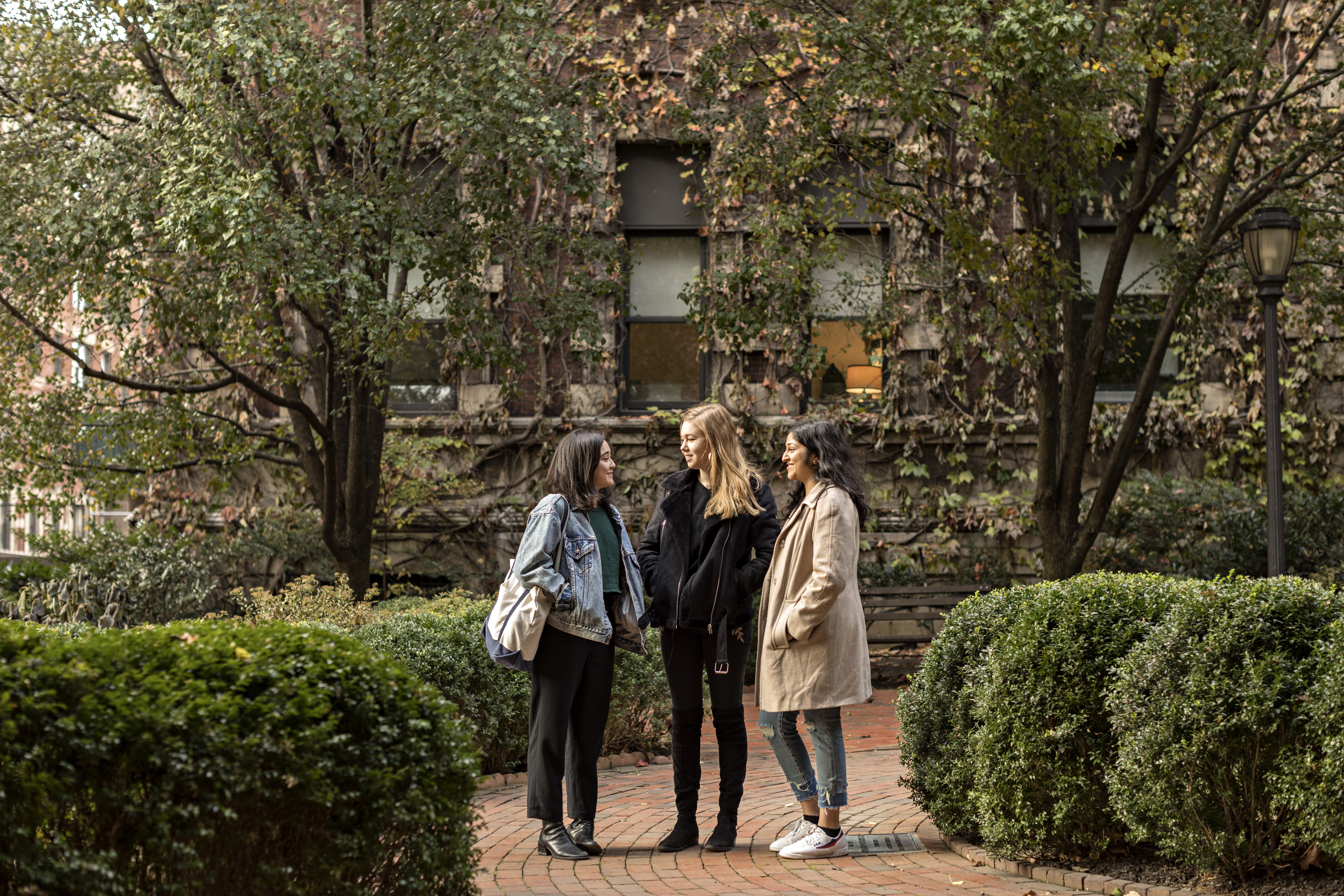 Students Walking Campus Photo