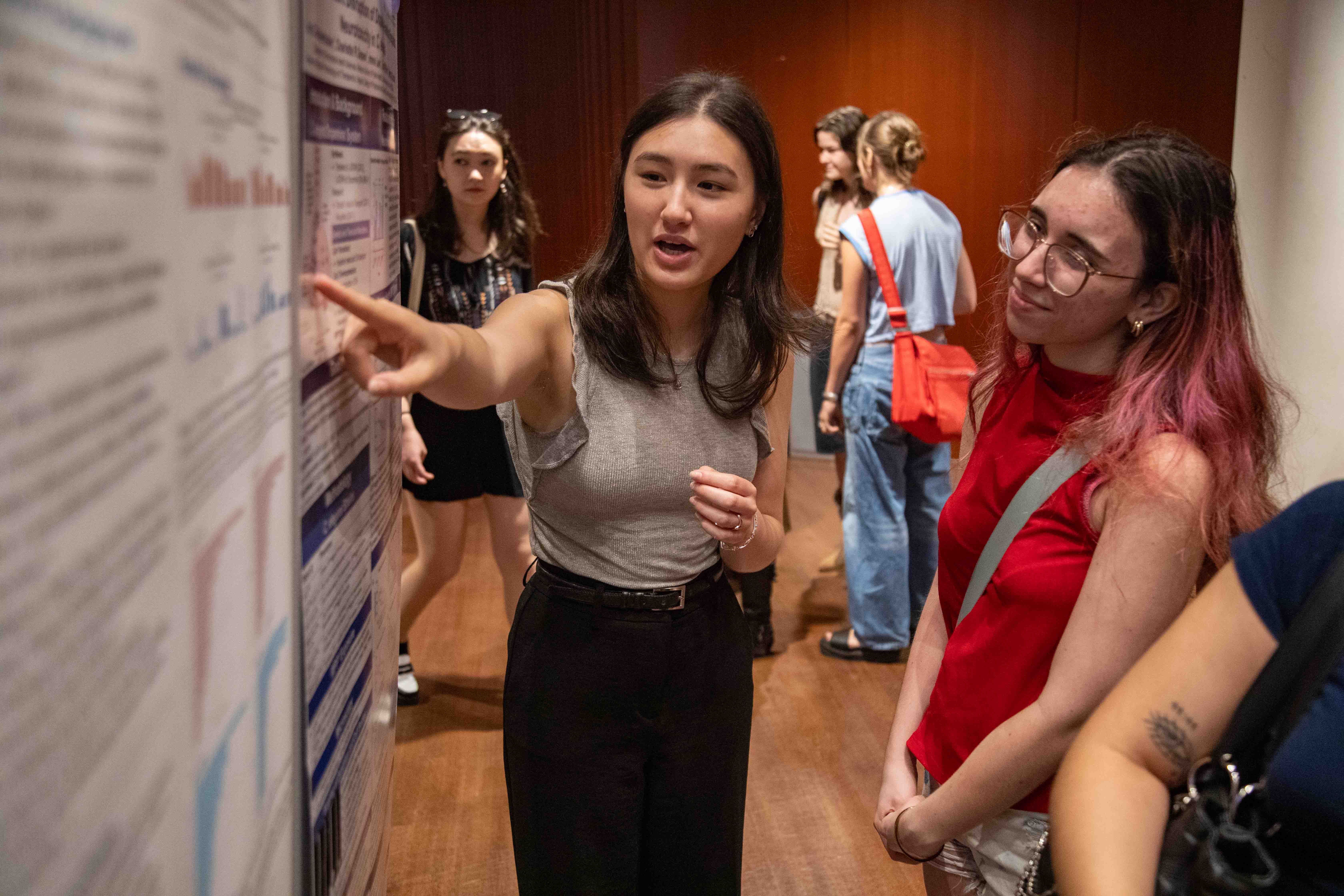 students poster session