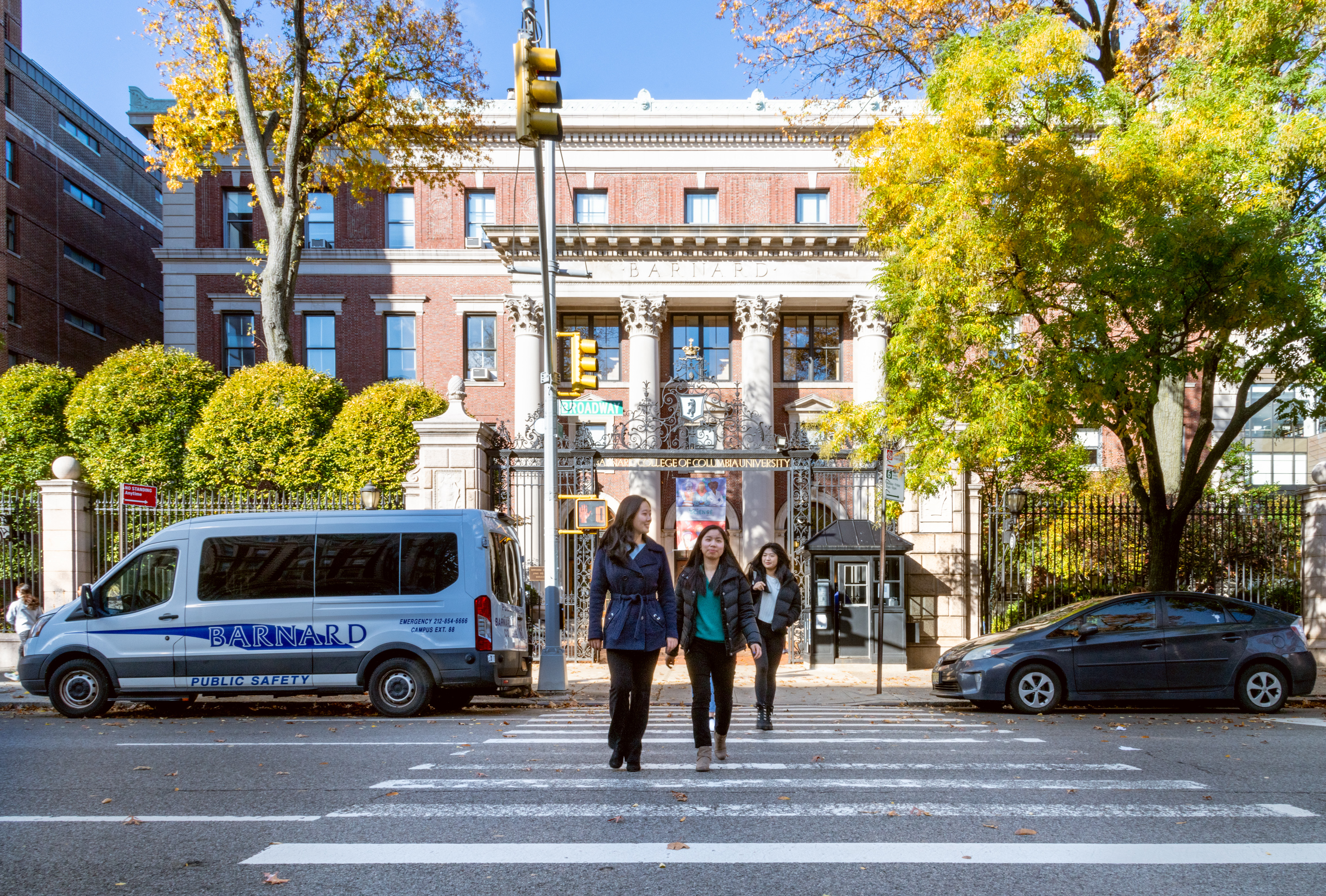 students outside of campus