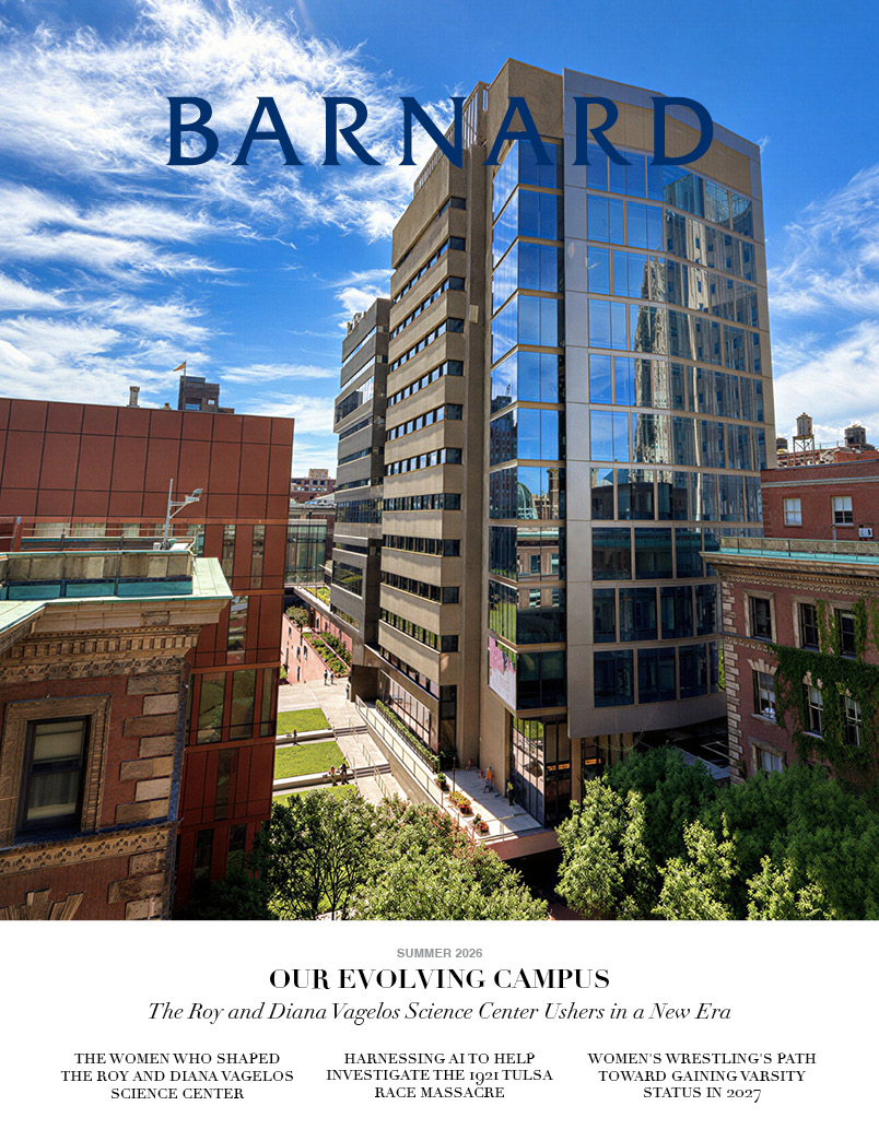 Cover of the summer 2026 issue of Barnard Magazine 