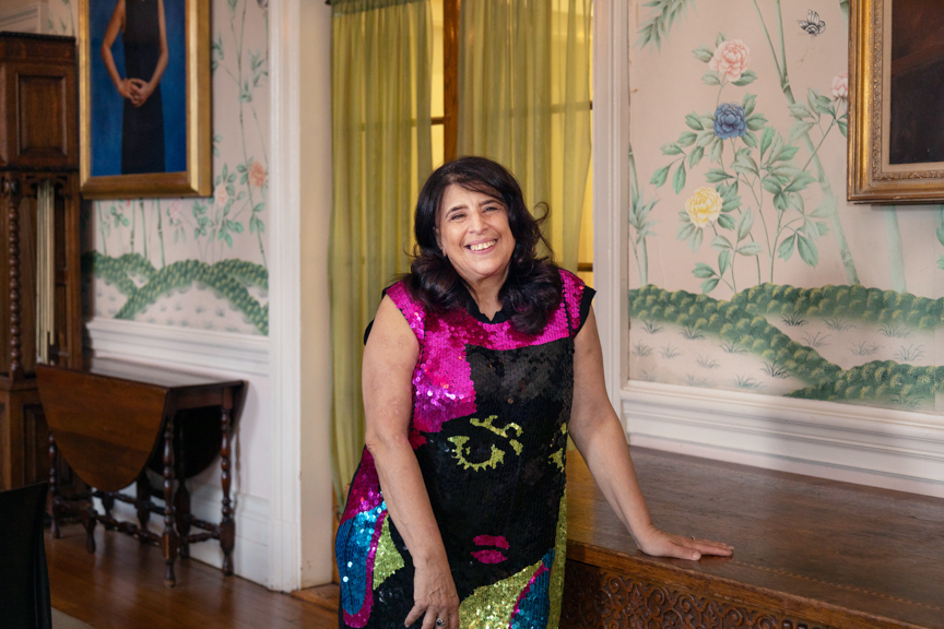 Ilise Feitshans lecturing at Barnard