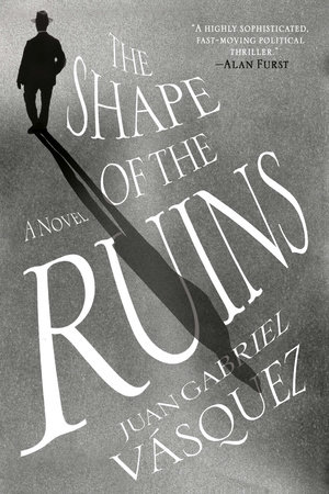cover of book is gray, with the figure of the man in the upper left corner and shadow running down the page
