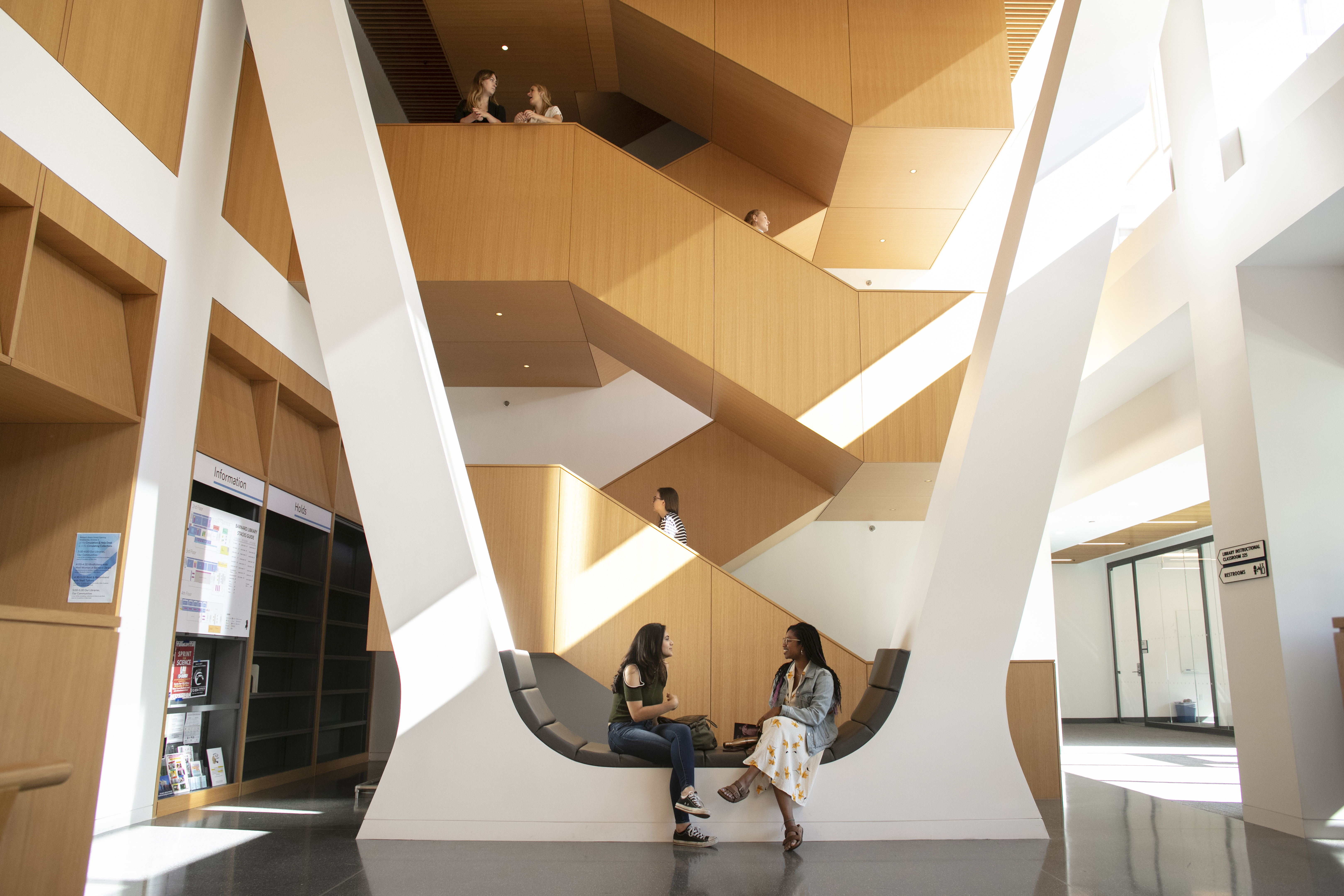 Milstein Center stairwell