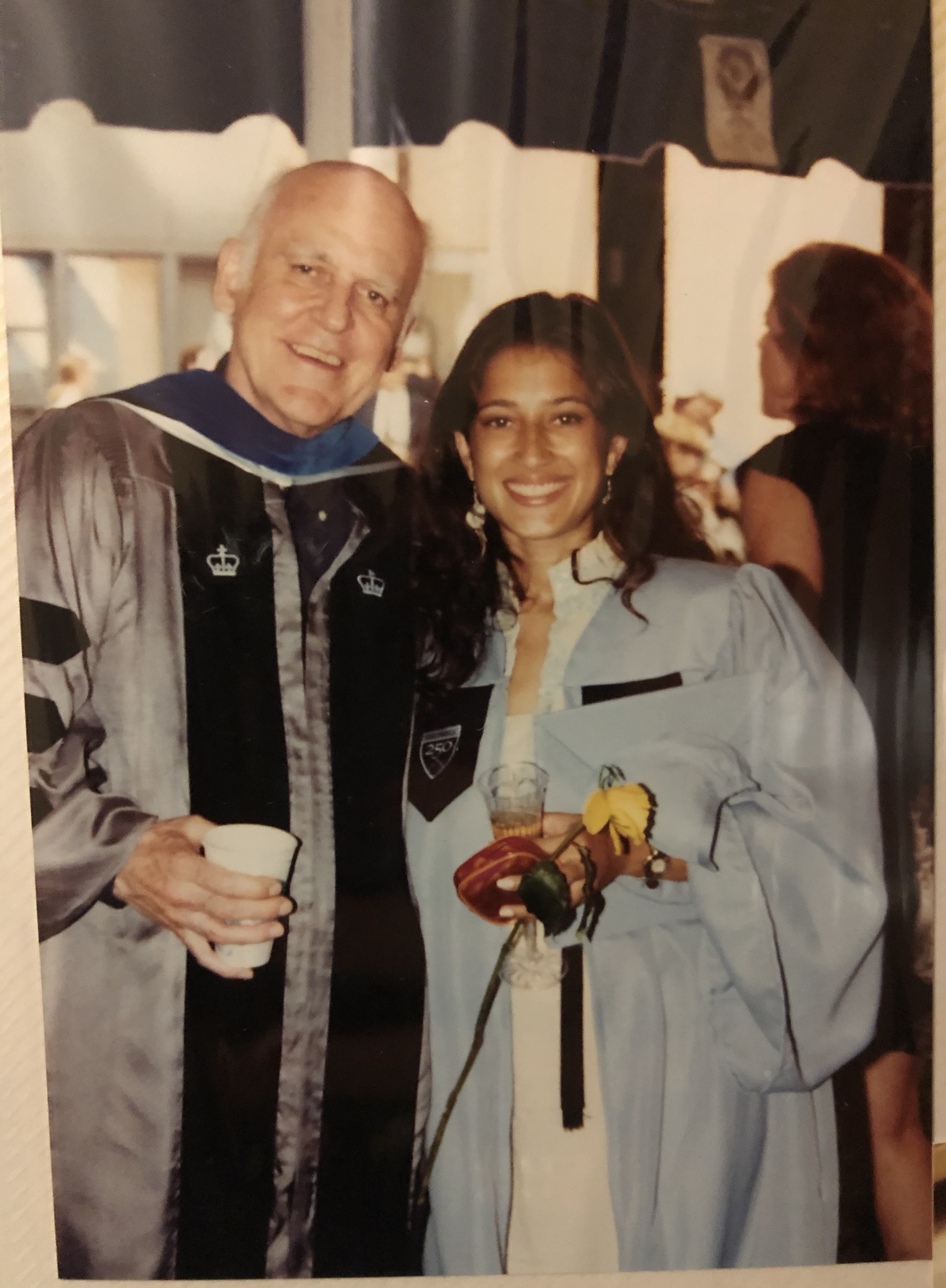 Bhutto and  professor emeritus Dennis Dalton