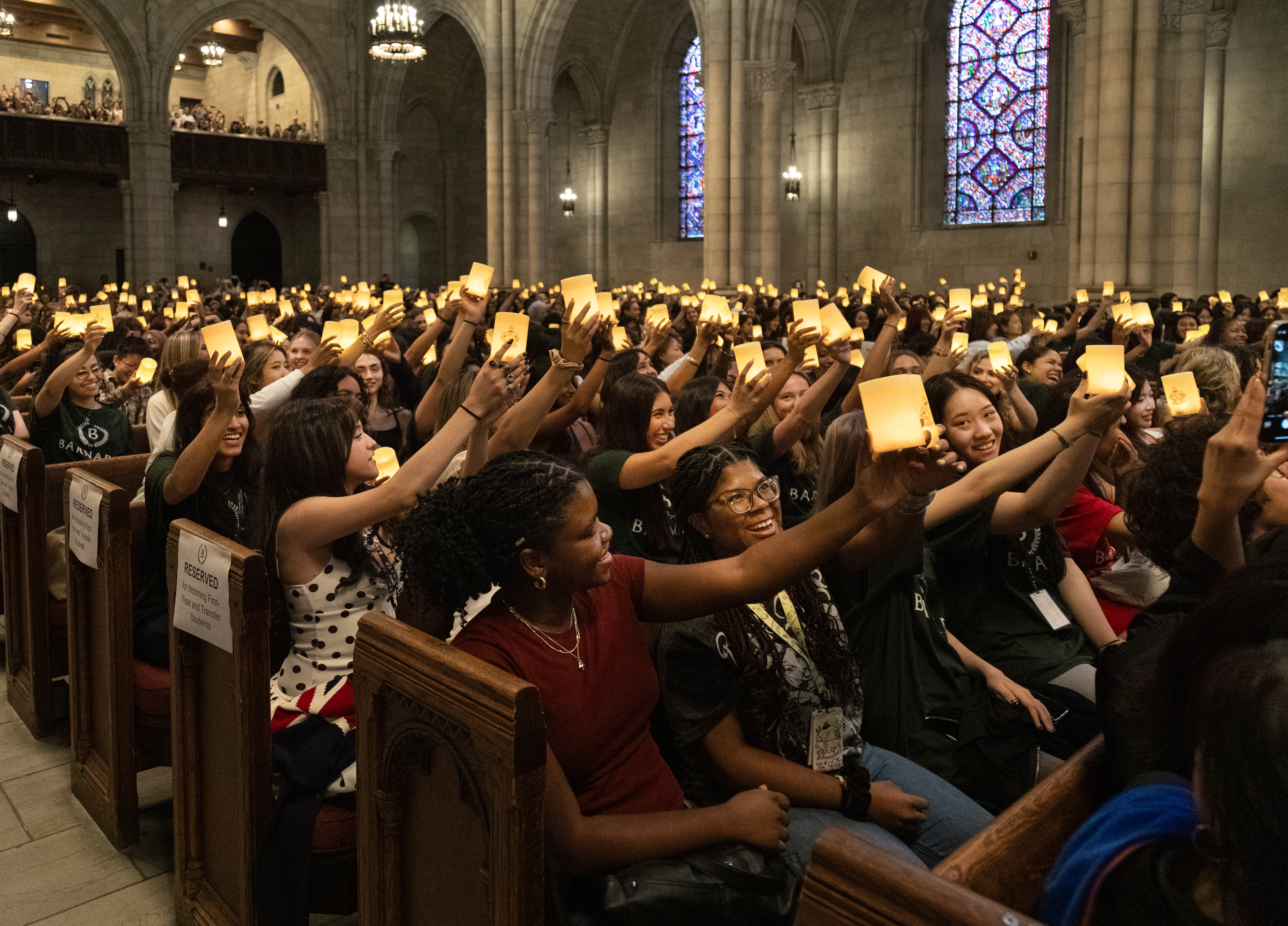 Students at convocation