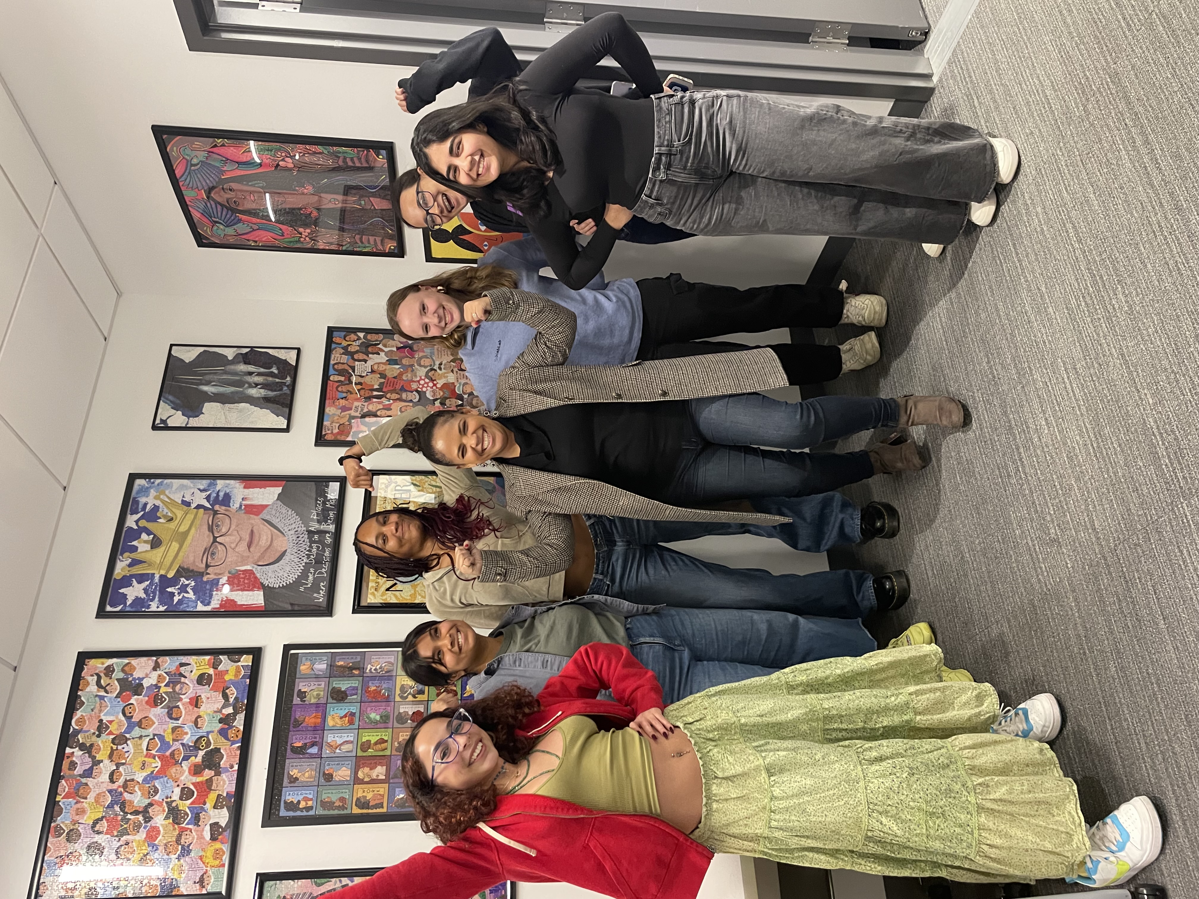 [Image description: Alexandra Ruiz-Olivo with the 2024 Incubator Cohort]