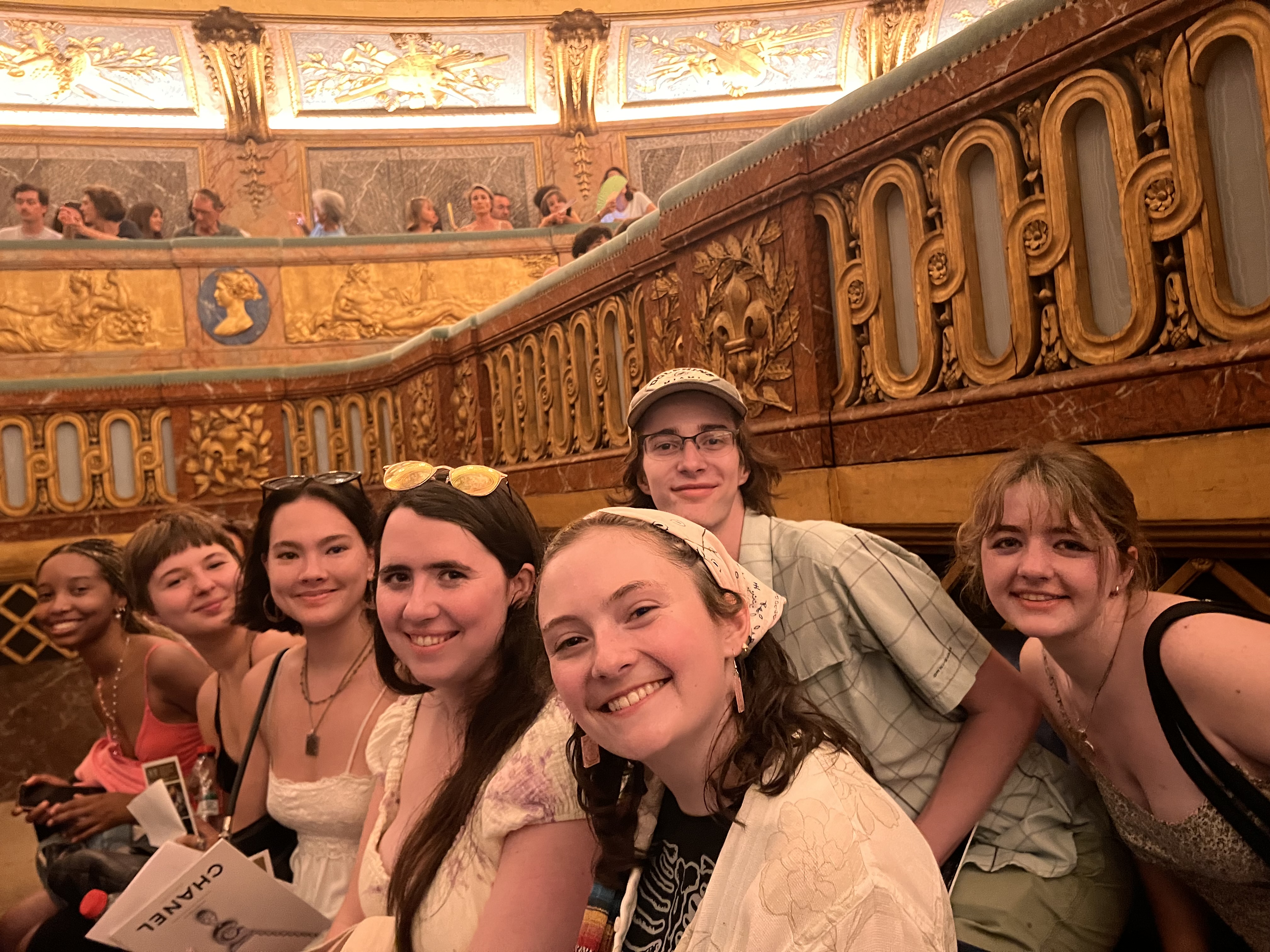 Students studying Acting in Paris.