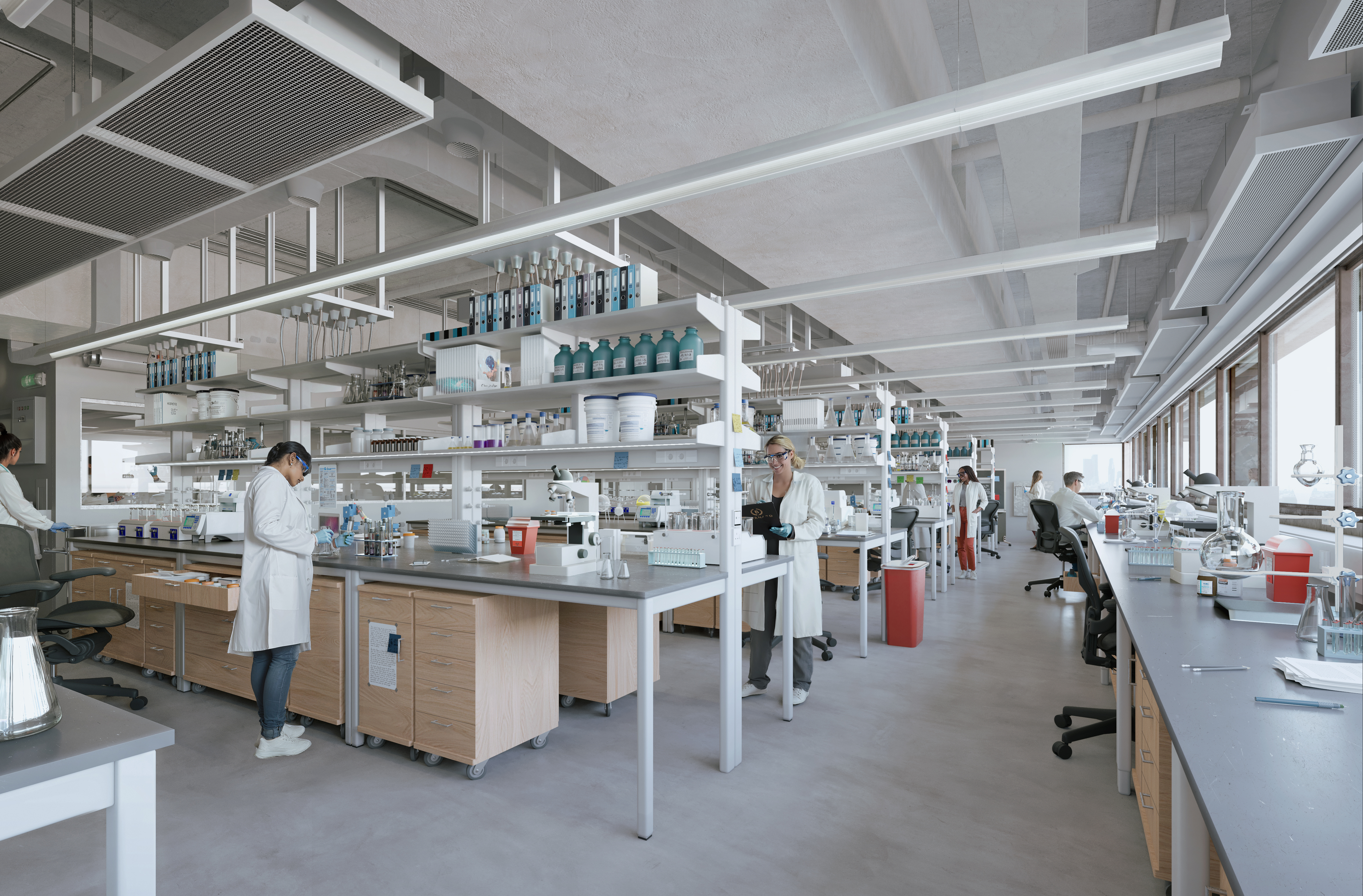 Interior building rendering of RDSC