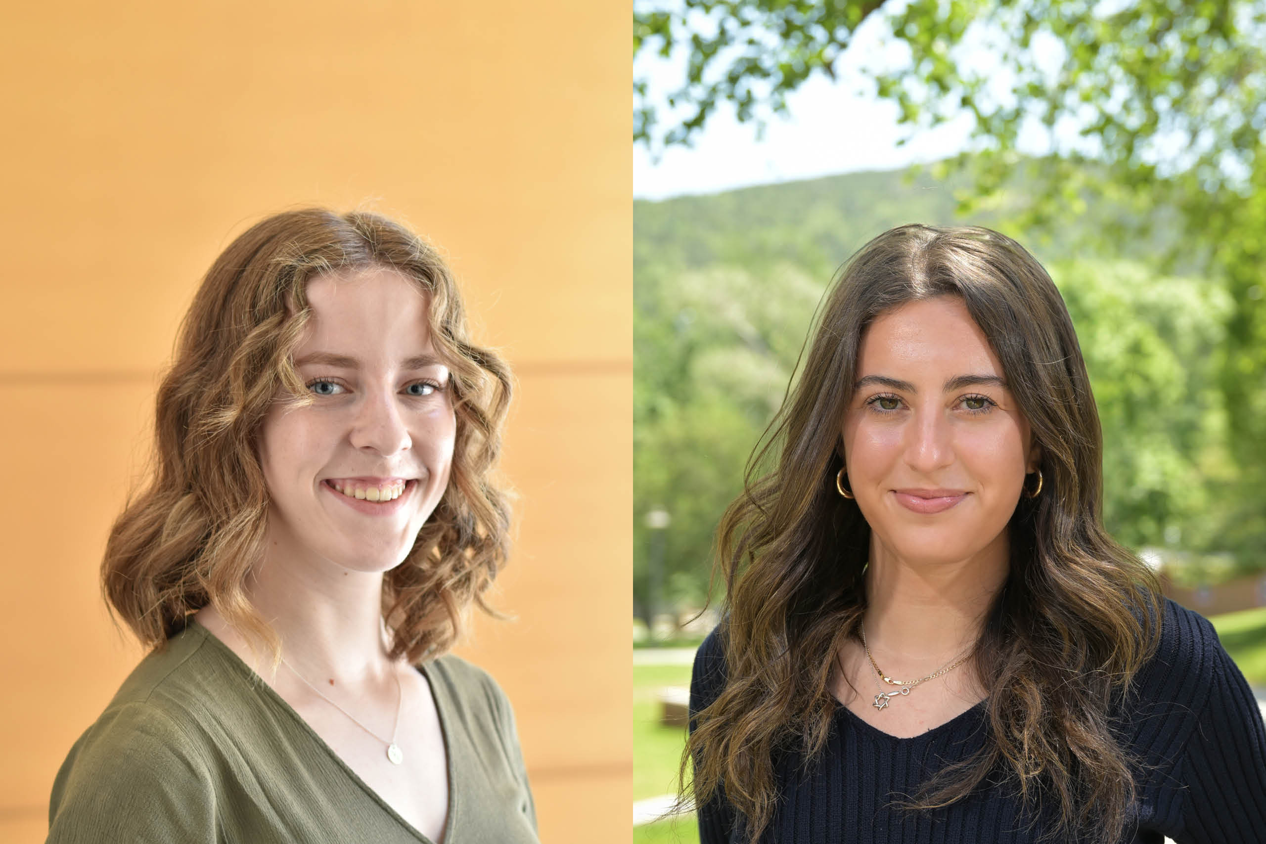 Elena Sasu and Mia Crawford in side by side images. 