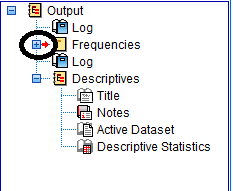 SPSS screenshot