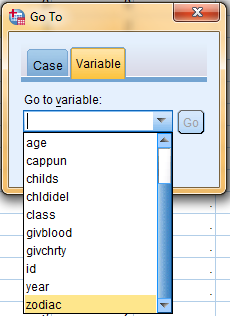 SPSS Screenshot