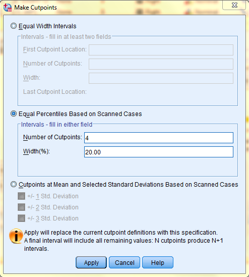 SPSS Screenshot