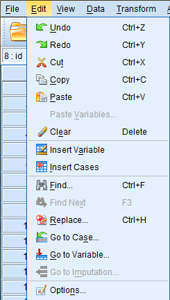 SPSS Screenshot