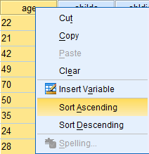 SPSS Screenshot