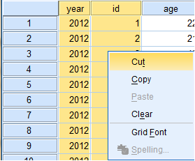 SPSS Screenshot