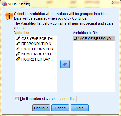 SPSS Screenshot