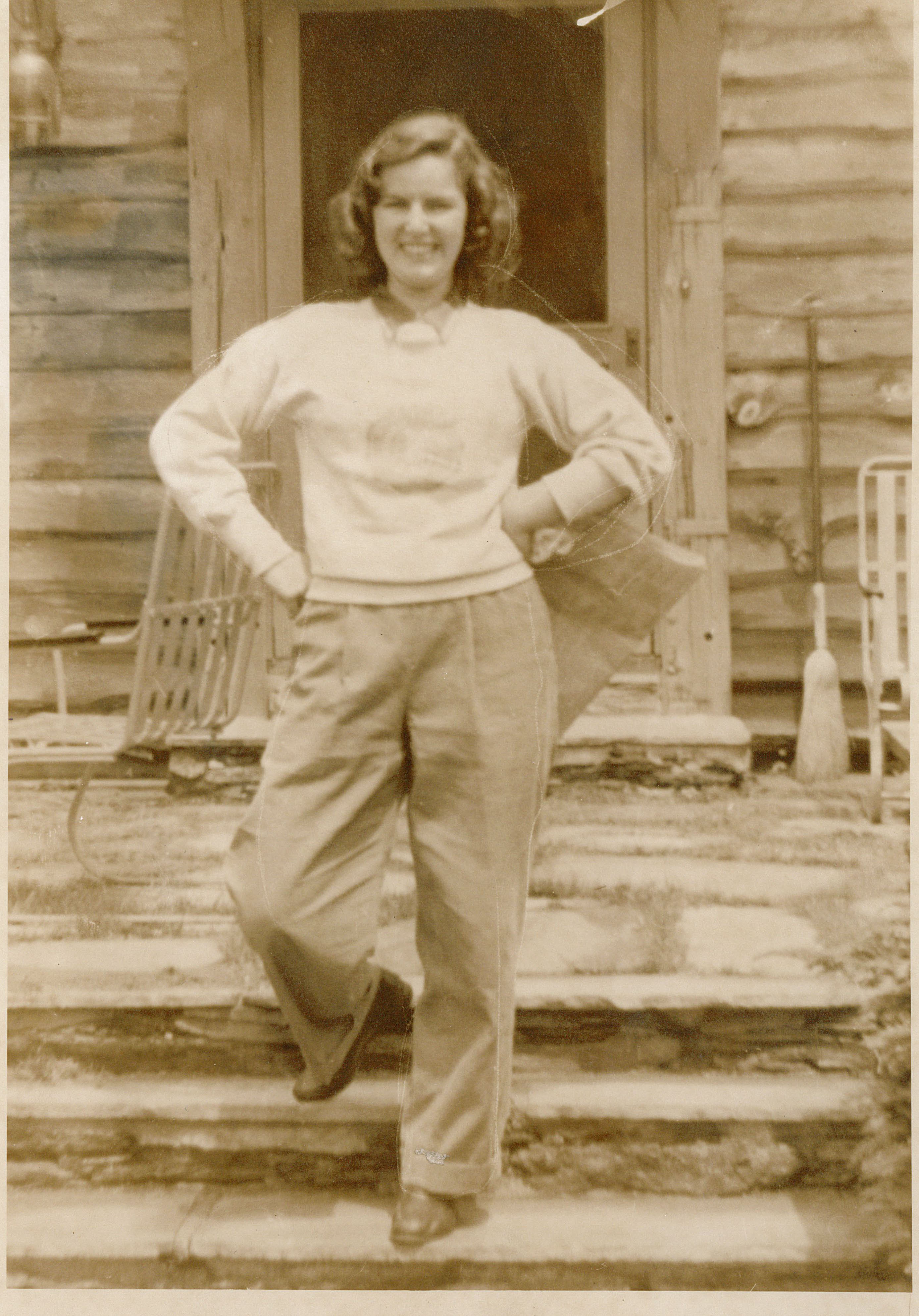 Photo of Harriet while she was a Barnard student