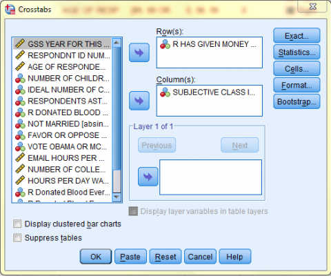 SPSS Screenshot