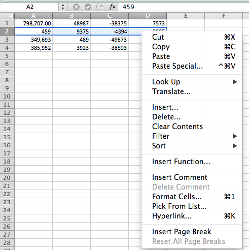 excel screenshot