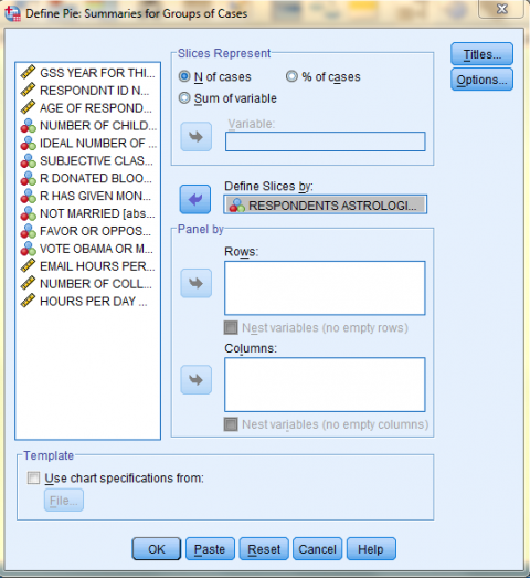 SPSS Screenshot