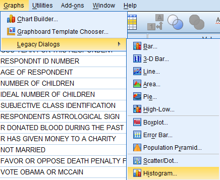 SPSS Screenshot