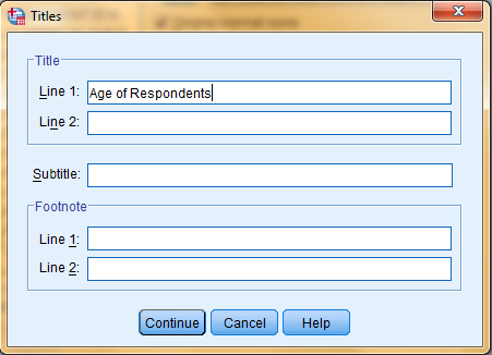 SPSS Screenshot